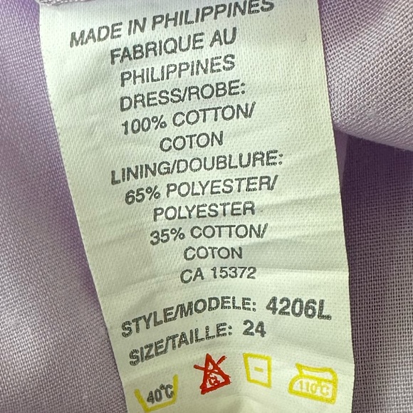 Vintage Embroidery Patterns Long Sleeve Dress - Picture 7 of 7